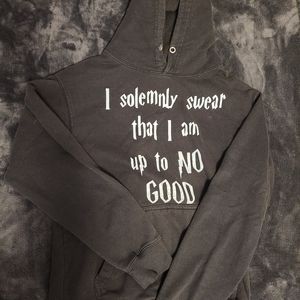 Harry potter womens medium black hoodie